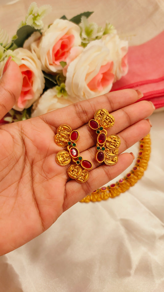 Lakshmi Coin Necklace Set