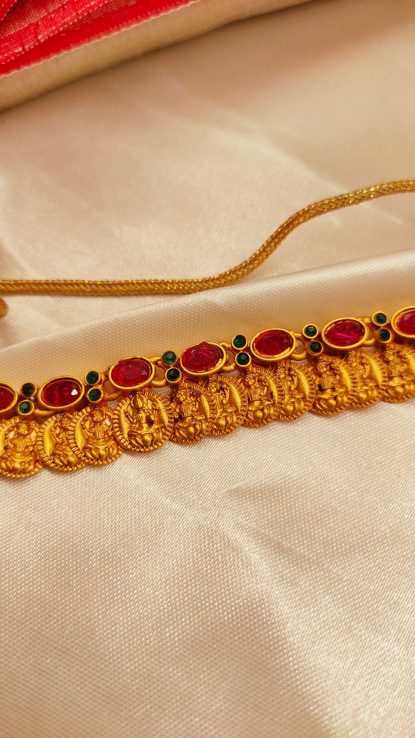 Lakshmi Coin Necklace Set
